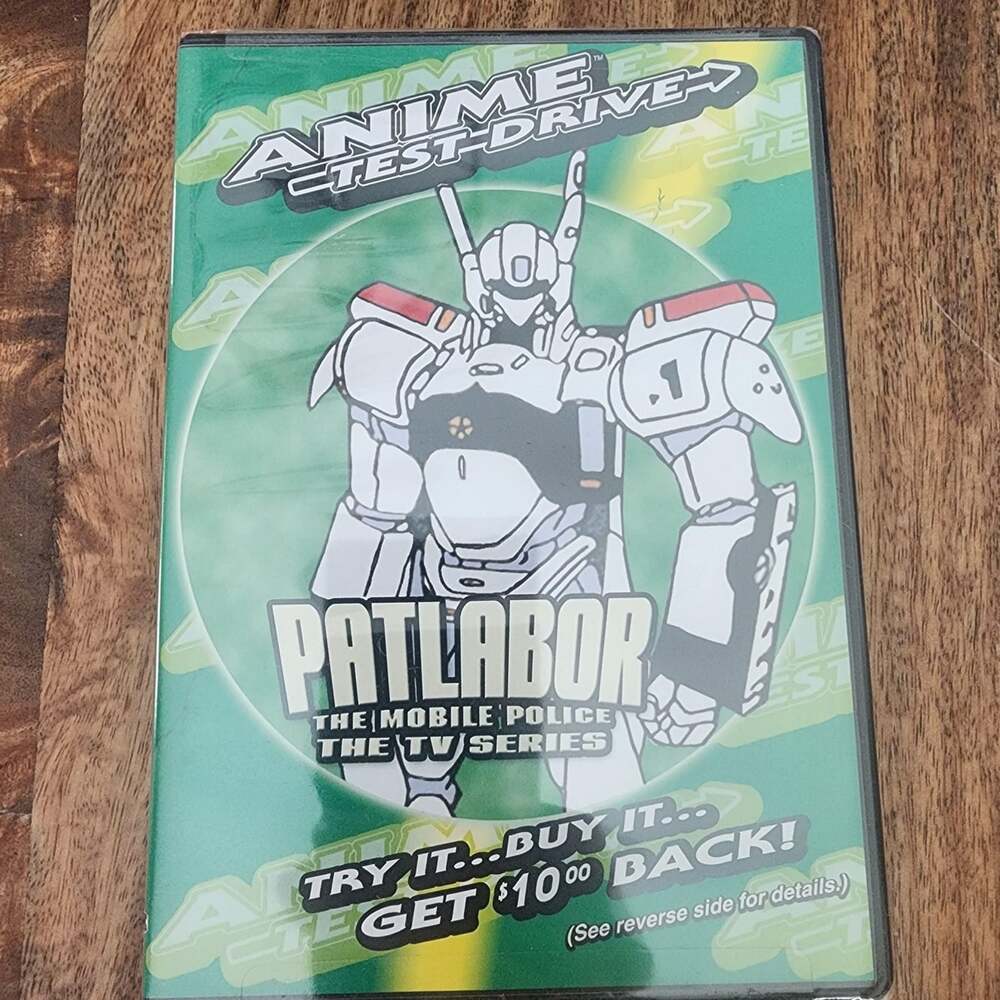 Patlabor The Mobile Police Anime Test Drive DVD Central Park Media New Sealed